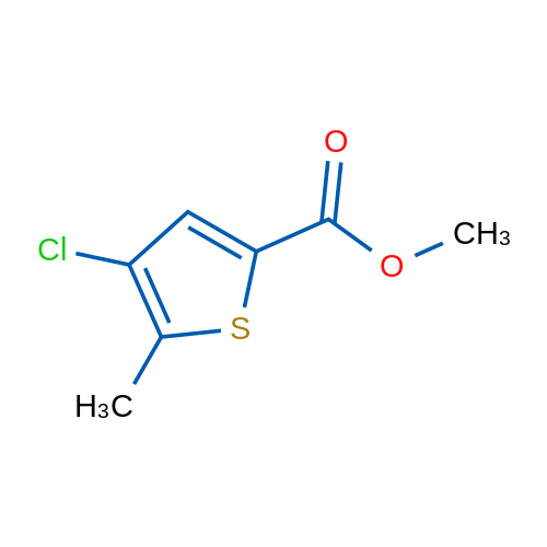 Methyl 4-chloro-5-methylthiophene-2-carboxylate 1g