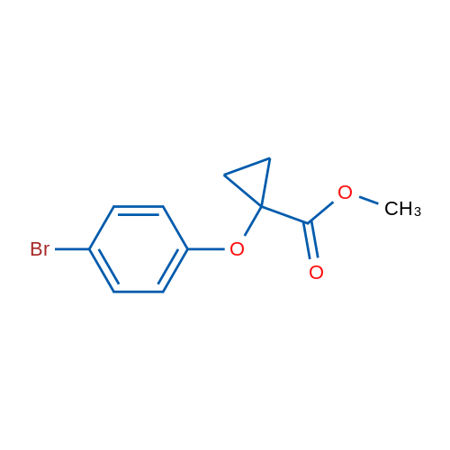 Methyl 1-(4-bromophenoxy)cyclopropanecarboxylate 1g