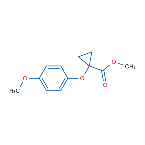 Methyl 1-(4-methoxyphenoxy)cyclopropanecarboxylate 1g
