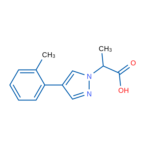 2-(4-(o-Tolyl)-1H-pyrazol-1-yl)propanoic acid 1g
