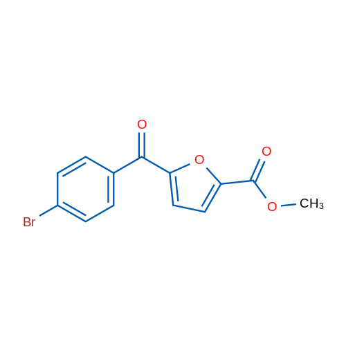 Methyl 5-(4-bromobenzoyl)furan-2-carboxylate 1g