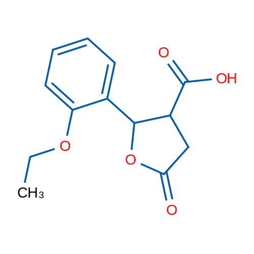 2-(2-Ethoxyphenyl)-5-oxotetrahydrofuran-3-carboxylic acid 1g