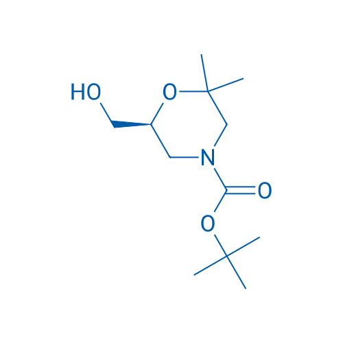 (S)-tert-Butyl 6-(hydroxymethyl)-2,2-dimethylmorpholine-4-carboxylate 1g