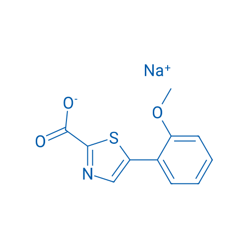 Sodium 5-(2-methoxyphenyl)thiazole-2-carboxylate 1g