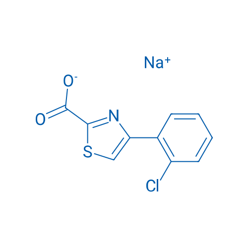 SOdium 4-(2-chlorophenyl)-1,3-thiazole-2-carboxylate 100mg