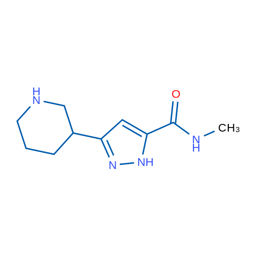 N-Methyl-3-(piperidin-3-yl)-1H-pyrazole-5-carboxamide 1g