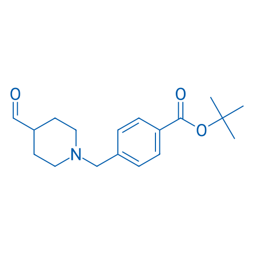 tert-Butyl 4-((4-formylpiperidin-1-yl)methyl)benzoate 250mg