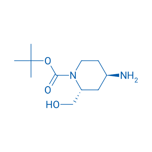 rel-(2R,4R)-tert-Butyl 4-amino-2-(hydroxymethyl)piperidine-1-carboxylate 50mg