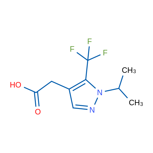 2-(1-Isopropyl-5-(trifluoromethyl)-1H-pyrazol-4-yl)acetic acid 1g