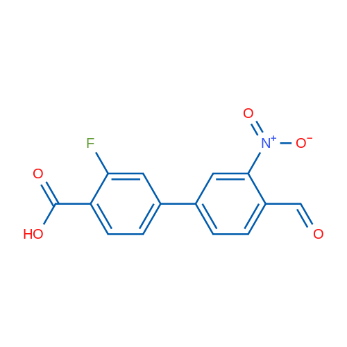 2-Fluoro-4-(4-formyl-3-nitrophenyl)benzoic acid 5g