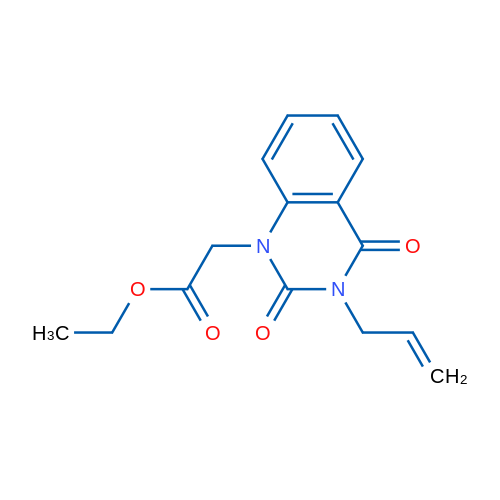Ethyl 2-(3-allyl-2,4-dioxo-3,4-dihydroquinazolin-1(2H)-yl)acetate 1g