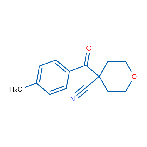 4-(4-Methylbenzoyl)tetrahydro-2H-pyran-4-carbonitrile 1g