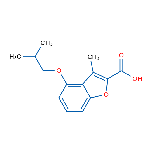 4-Isobutoxy-3-methylbenzofuran-2-carboxylic acid 1g