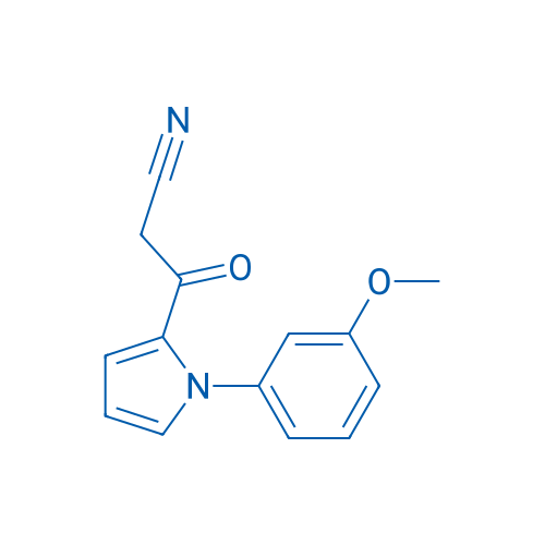 3-(1-(3-Methoxyphenyl)-1H-pyrrol-2-yl)-3-oxopropanenitrile 1g