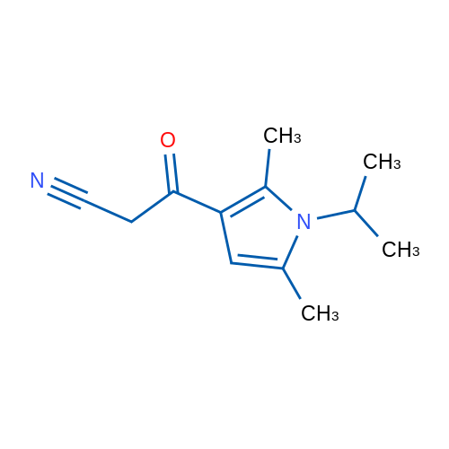 3-(1-Isopropyl-2,5-dimethyl-1H-pyrrol-3-yl)-3-oxopropanenitrile 1g