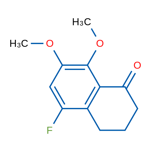 5-Fluoro-7,8-dimethoxy-3,4-dihydronaphthalen-1(2H)-one 1g