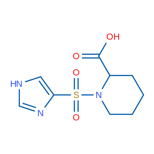 1-((1H-Imidazol-4-yl)sulfonyl)piperidine-2-carboxylic acid 1g