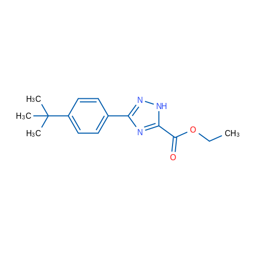 Ethyl 3-(4-(tert-butyl)phenyl)-1H-1,2,4-triazole-5-carboxylate 10g