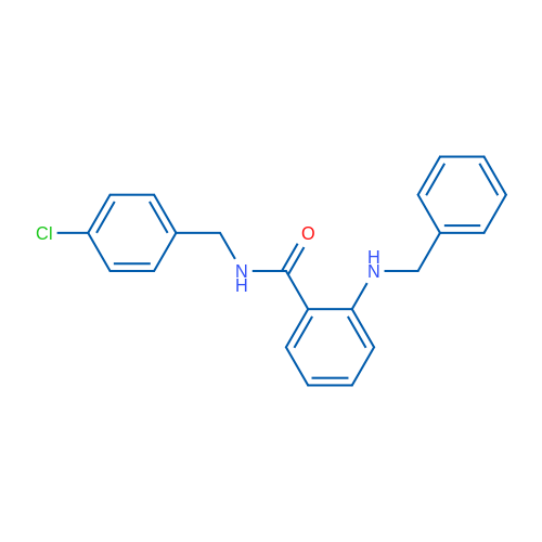 2-(Benzylamino)-N-(4-chlorobenzyl)benzamide 1g