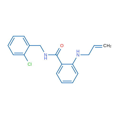 2-(Allylamino)-N-(2-chlorobenzyl)benzamide 1g