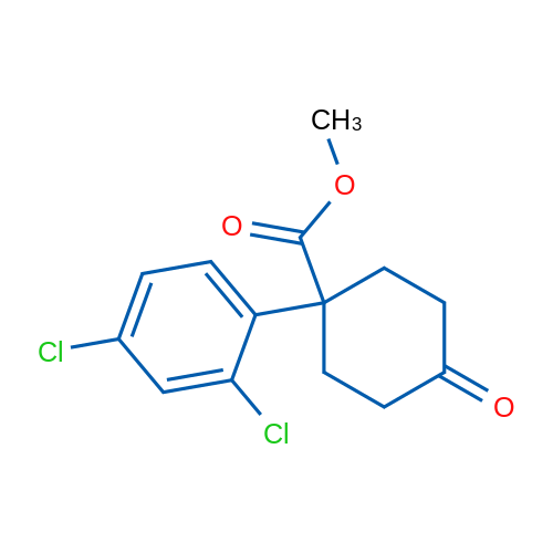 Methyl 1-(2,4-Dichlorophenyl)-4-oxocyclohexanecarboxylate 250mg