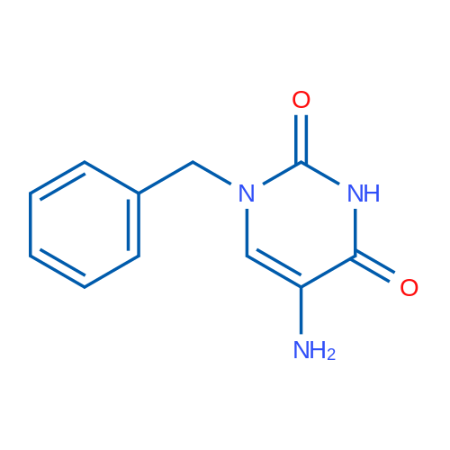 5-Amino-1-benzyl-1,2,3,4-tetrahydropyrimidine-2,4-dione 1g