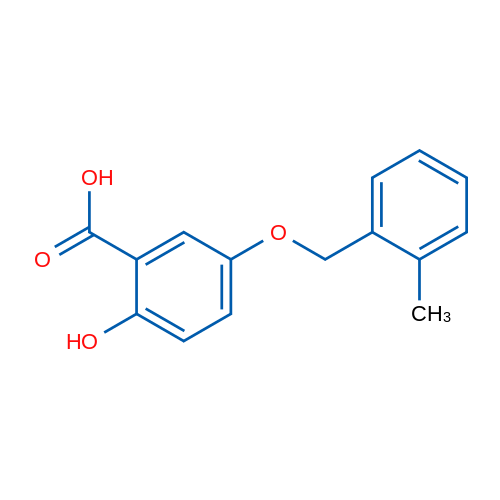 2-Hydroxy-5-((2-methylbenzyl)oxy)benzoic acid 1g
