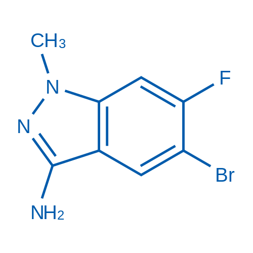 5-Bromo-6-fluoro-1-methylindazol-3-amine 100mg