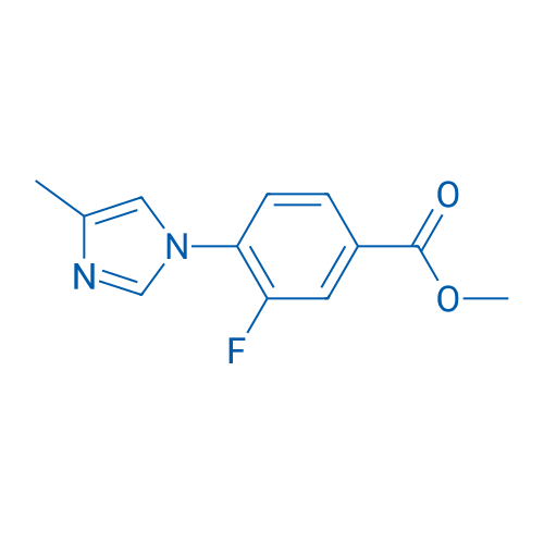 Methyl 3-fluoro-4-(4-methyl-1h-imidazol-1-yl)benzoate 5g
