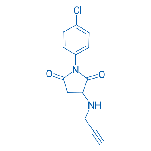 1-(4-Chlorophenyl)-3-(prop-2-yn-1-ylamino)pyrrolidine-2,5-dione 1g