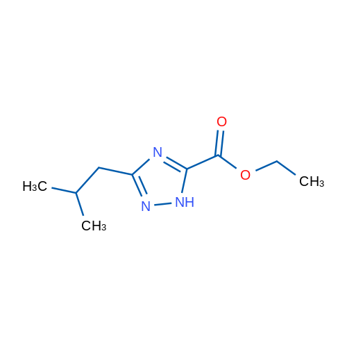 Ethyl 3-isobutyl-1H-1,2,4-triazole-5-carboxylate 1g
