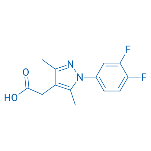 2-(1-(3,4-Difluorophenyl)-3,5-dimethyl-1H-pyrazol-4-yl)acetic acid 1g