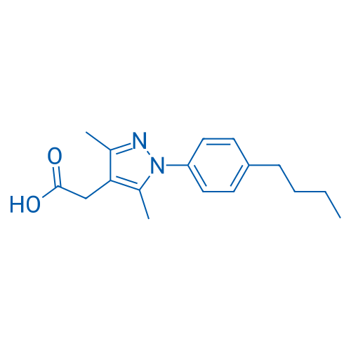 2-(1-(4-Butylphenyl)-3,5-dimethyl-1H-pyrazol-4-yl)acetic acid 1g