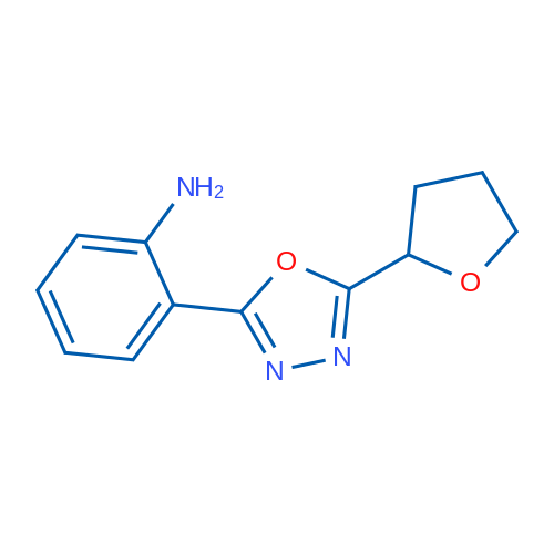 2-(5-(Tetrahydrofuran-2-yl)-1,3,4-oxadiazol-2-yl)aniline 1g
