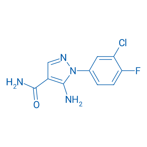 5-Amino-1-(3-chloro-4-fluorophenyl)-1H-pyrazole-4-carboxamide 1g