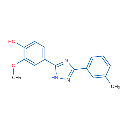 2-Methoxy-4-(3-(m-tolyl)-1H-1,2,4-triazol-5-yl)phenol 1g