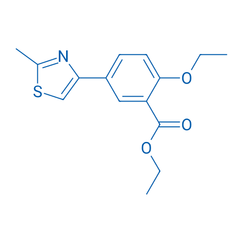 Ethyl 2-ethoxy-5-(2-methylthiazol-4-yl)benzoate 1g