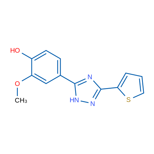 2-Methoxy-4-(3-(thiophen-2-yl)-1H-1,2,4-triazol-5-yl)phenol 1g