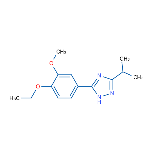 5-(4-Ethoxy-3-methoxyphenyl)-3-isopropyl-1H-1,2,4-triazole 1g