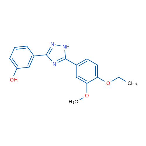 3-(5-(4-Ethoxy-3-methoxyphenyl)-1H-1,2,4-triazol-3-yl)phenol 1g