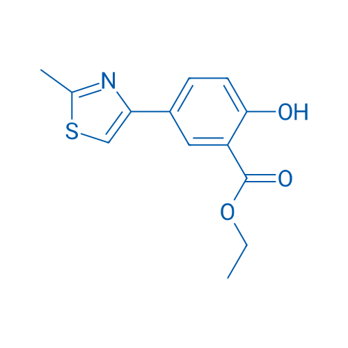 Ethyl 2-hydroxy-5-(2-methylthiazol-4-yl)benzoate 5g