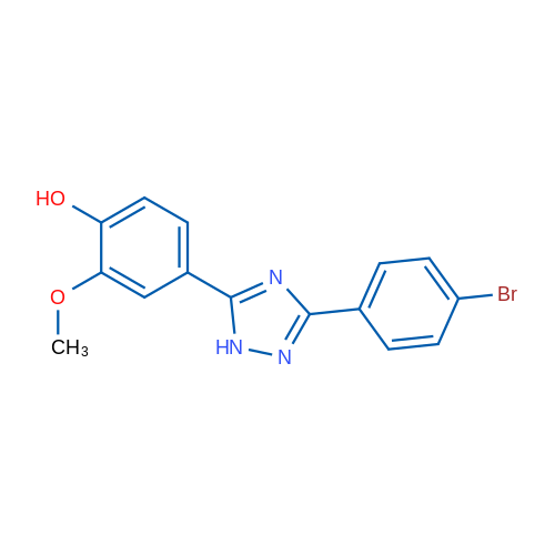 4-(3-(4-Bromophenyl)-1H-1,2,4-triazol-5-yl)-2-methoxyphenol 1g