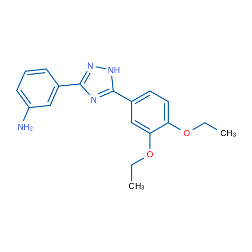 3-(5-(3,4-Diethoxyphenyl)-1H-1,2,4-triazol-3-yl)aniline 1g