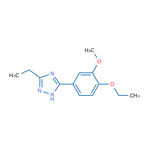 5-(4-Ethoxy-3-methoxyphenyl)-3-ethyl-1H-1,2,4-triazole 1g