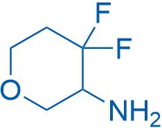 4,4-Difluorotetrahydro-2H-pyran-3-amine 250mg
