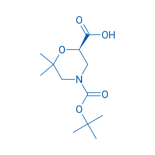 (R)-4-(tert-Butoxycarbonyl)-6,6-dimethylmorpholine-2-carboxylic acid 1g