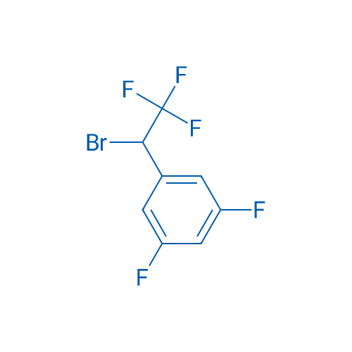 1-(1-Bromo-2,2,2-trifluoroethyl)-3,5-difluorobenzene 250mg