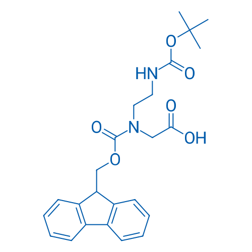 Fmoc-N-(2-Boc-aminoethyl)-Gly-OH 250mg
