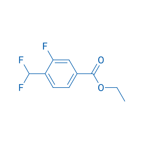 Ethyl 4-(difluoromethyl)-3-fluorobenzoate 250mg