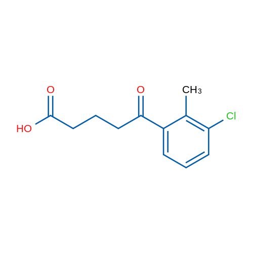 5-(3-Chloro-2-methylphenyl)-5-oxopentanoic acid 1g